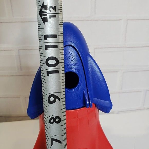 Green Toys Red and Blue Space Rocket Ship Toy with Astronauts Figures Toddler - Picture 10 of 10